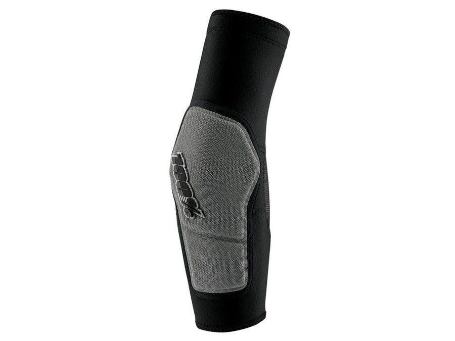 100% Ridecamp elbow pads XL black/grey - leichter Ellbogenschoner mit Top-Belüftung