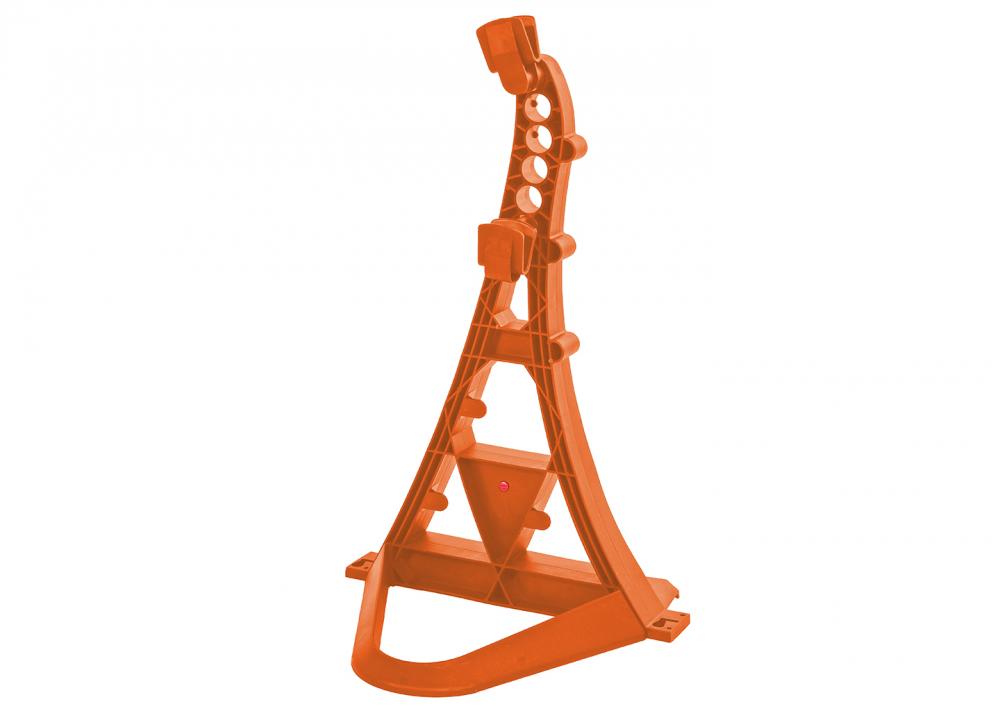 Hebie Fahrradständer TURRIX 26-29 Zoll orange - stabiler Universal-Zweibeinständer