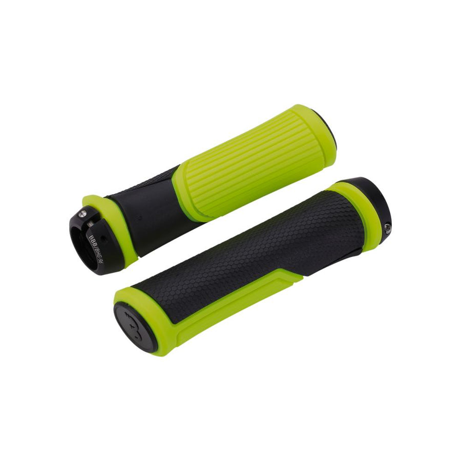 BBB Cycling Griffe Cobra 142mm schwarz/neon gelb - ergonomischer Komfortgriff für MTB & Trekking