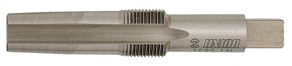 Unior 1695.1AL Pedalgewindebohrer für linkes Gewinde 5/8"x24 TPI, aus hochlegiertem Stahl, präzise gefertigt für langlebige Schärfe, ideal zum Schneiden neuer Gewinde vor Montage der Pedalhülsen