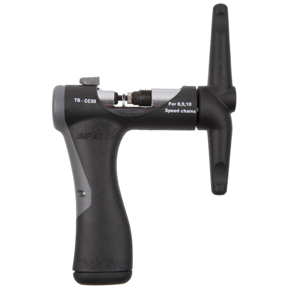 SuperB TB-CC50 Premium Kettennieter für 1-10-fach Ketten, CrV-Stahl, ergonomisch, mit Ersatzstift