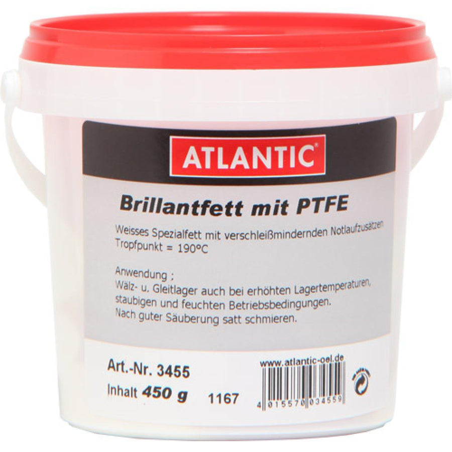 Atlantic Brillantfett mit PTFE Eimer 450g 3455 - Öl - PflegeundSchutzspray