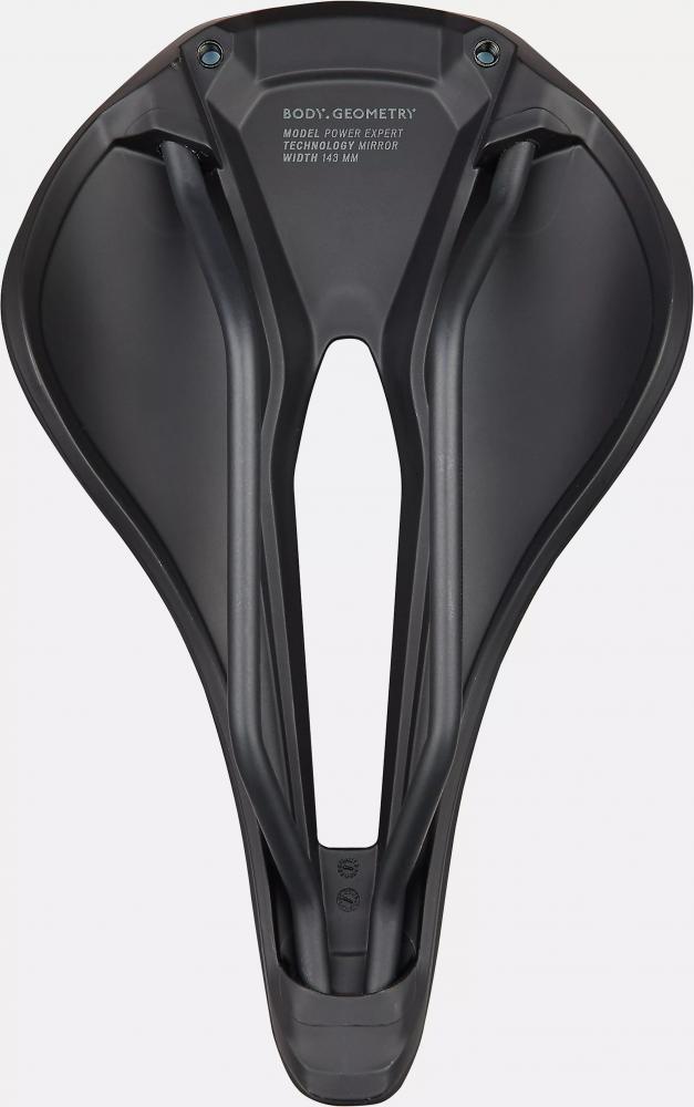 Specialized POWER EXPERT MIRROR Sattel 143mm BLACK - Ergonomischer Fahrradsattel für Sport & Performance