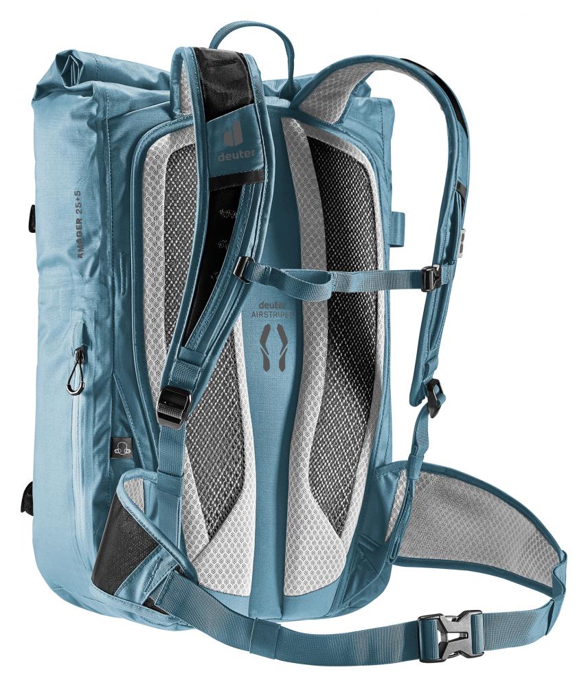 Deuter Amager 25+5 Fahrradrucksack 25 Liter Blau - Wasserdicht und Ergonomisch