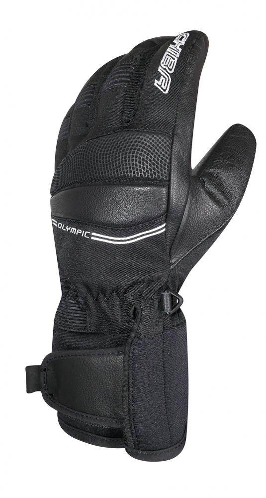 CHIBA Olympic II - wasserdichte Radhandschuhe, Größe 9, schwarz, Primaloft, Touchfunktion