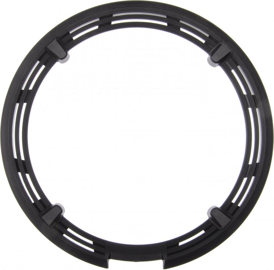 Schwarzer SHIMANO Kettenschutzring 48 Zähne FC-M431 für saubere Fahrradketten.