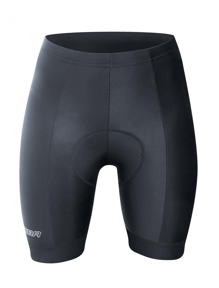CHIBA Profi Hose Damen - Radhose XS schwarz, atmungsaktiv mit Elite Hightech Sitzkissen