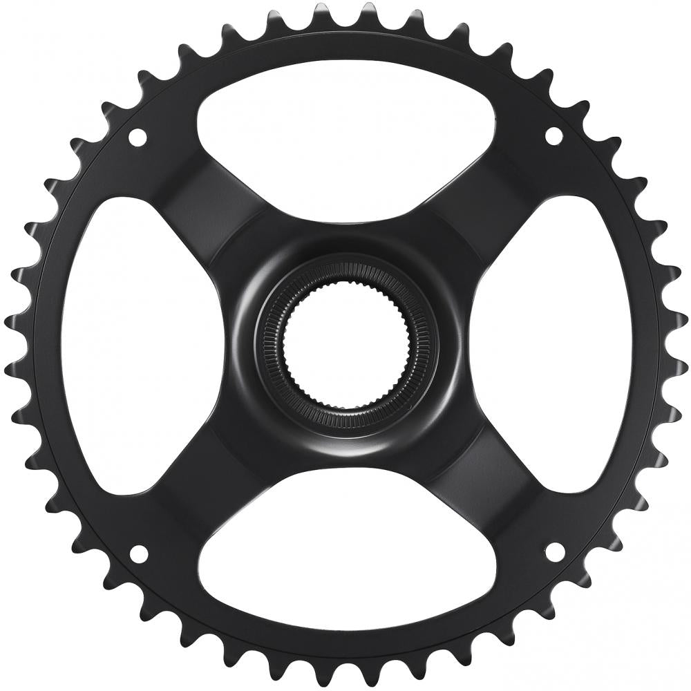 SHIMANO Kettenblatt CR-ET600 44Z ohne KSR - Effiziente Performance für E-Bike Antriebe