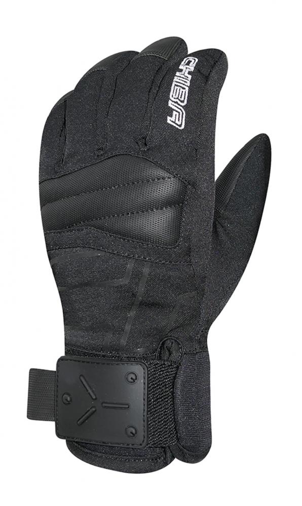 CHIBA Snow Speeder - wasserdichte Winter-Radhandschuhe mit Grip & Heizkissen-Tasche