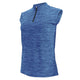 CHIBA Lady Melange Shirt Sleeveless - ärmelloses Fahrradtrikot marine XS, atmungsaktiv, 136 g