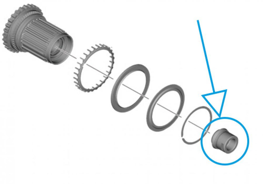 SHIMANO Abdeckkappe für WH-R9270 HR - passend für Dura-Ace Rennrad-Laufräder