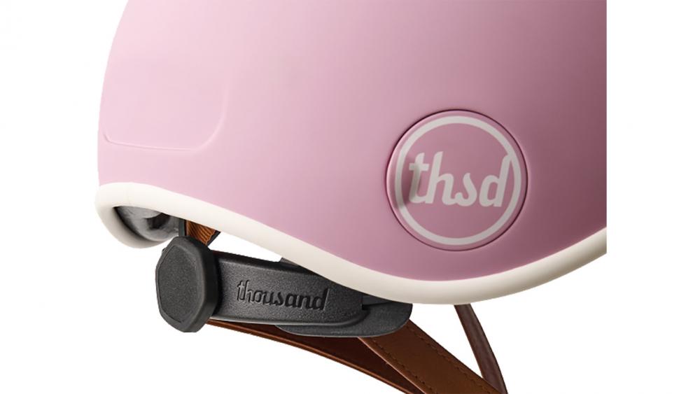Thousand Heritage 2.0 Petal Pink M Fahrradhelm - Vintage Design, ABS-Hartschale, EPS-Innenschale, 7 Belüftungsöffnungen, Magnetverschluss, Größe 57-59 cm