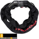 TRELOCK Kettenschloss BC 360 110-6 Code 360 - flexibles Fahrradschloss mit Zahlencode