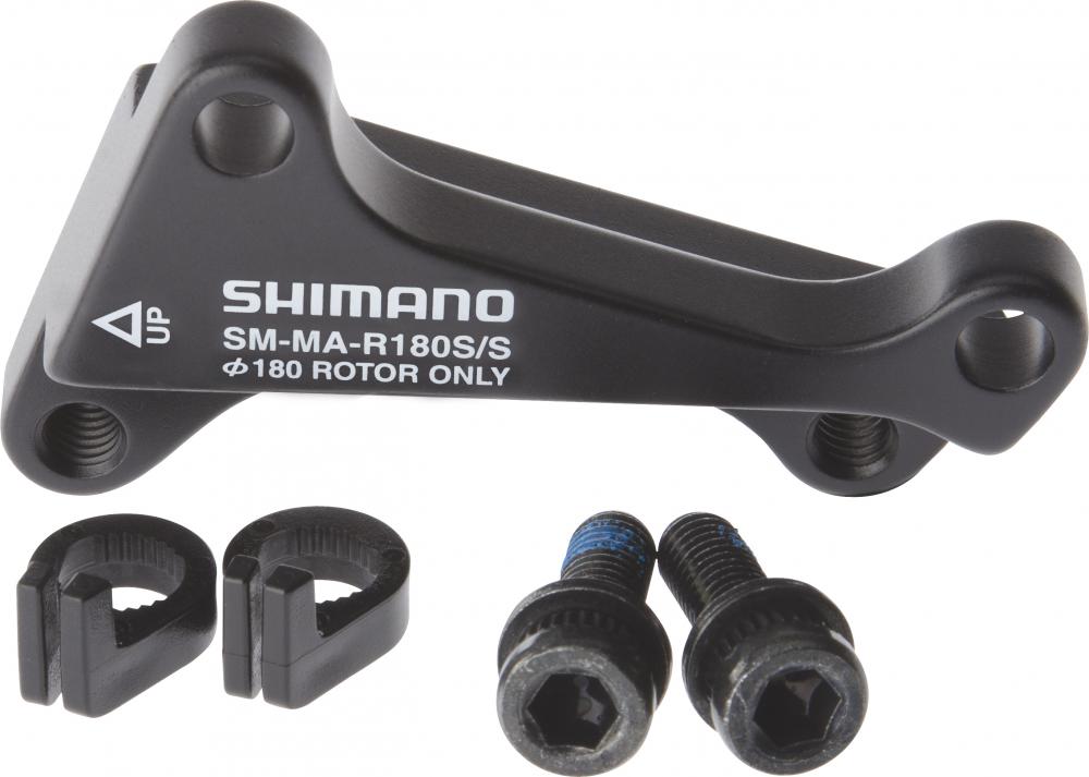 SHIMANO Scheibenbremsadapter Hinten IS auf IS - 180mm Bremsscheibe