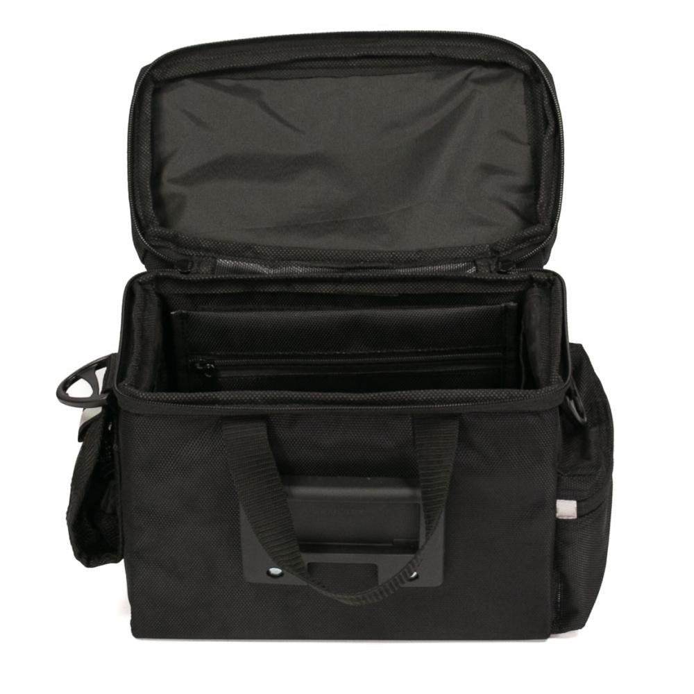 Haberland Lenkertasche 8l Max schwarz - geräumige Lenkertasche für Alltag und Tour