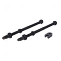 Schwalbe Tubeless Ventil Alu SV 2er Set 100 mm schwarz für schlauchlose Fahrradreifen mit Werkzeug