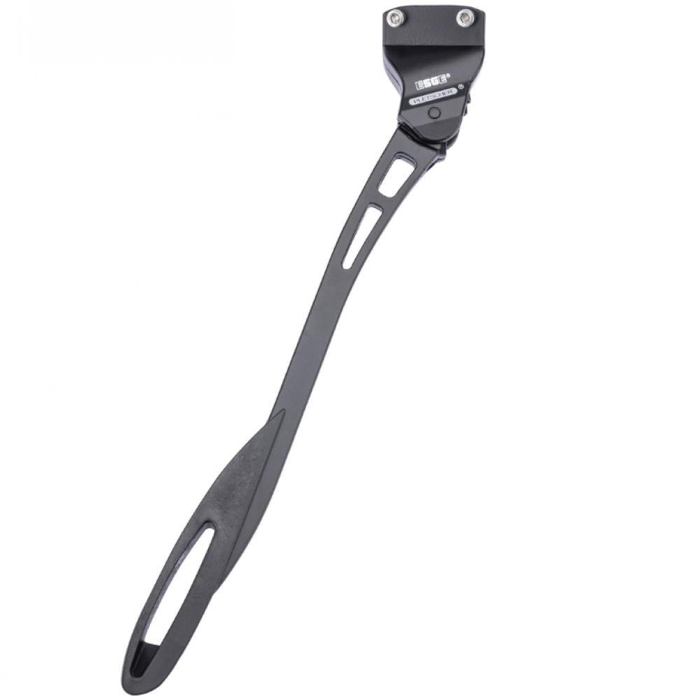 Pletscher Comp Zoom 40 Hinterbauständer Schwarz, Verstellbar Für 26-29 Zoll Fahrräder, Robuste 40 Mm Lochaufnahme, Stabil Und Zuverlässig