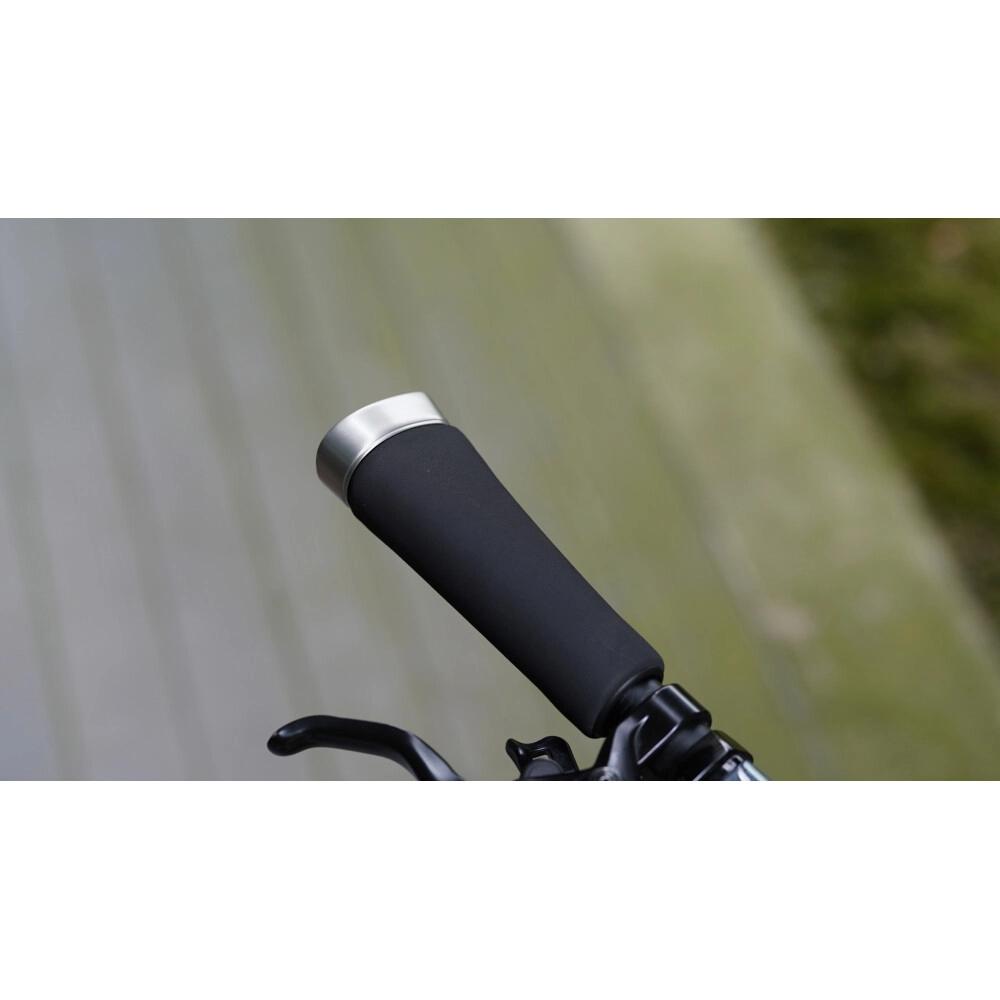 Selle Royal Nivo Gel Fahrradgriff ergonomisch schwarz/silber für maximalen Komfort.