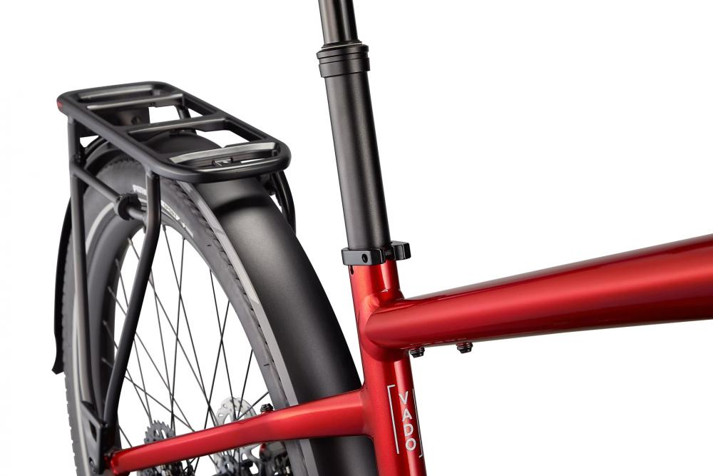 Specialized VADO 4.0 NB E-Bike - Red Tint/Silver Reflective - Leistungsstarkes Urban E-Bike - E-City Bike