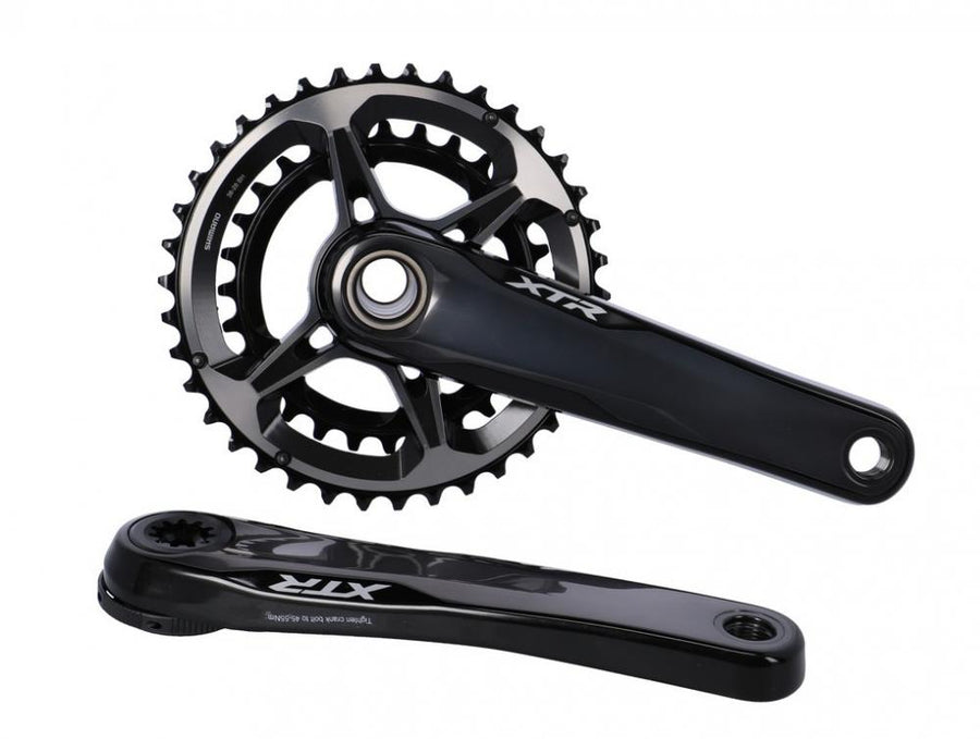SHIMANO Kurbelgarnitur XTR FC-M9120-B2 12-fach 175 mm 38-28 Zähne - maximale Performance für anspruchsvolle Trails