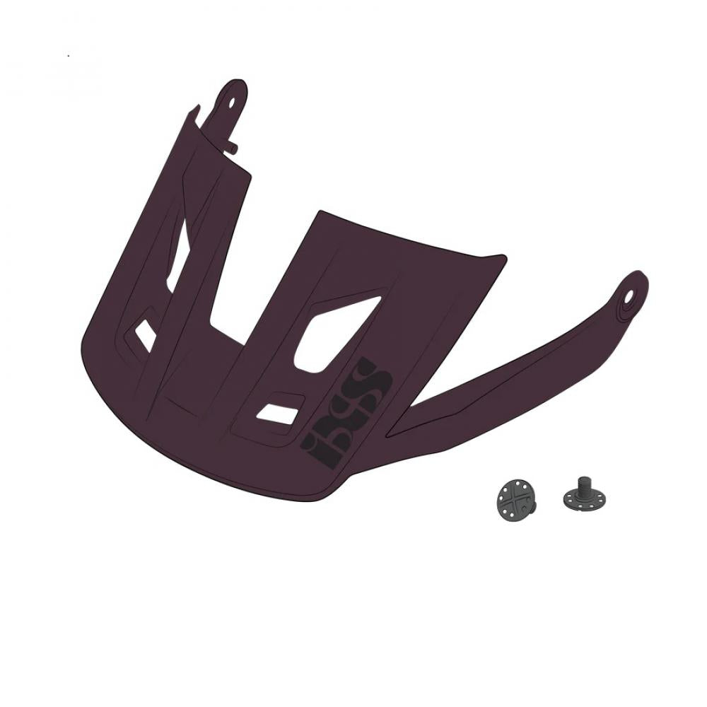 IXS Sports Division iXS Visor + Pins Trigger AM S/M Raisin - Ersatzvisier für optimalen Schutz