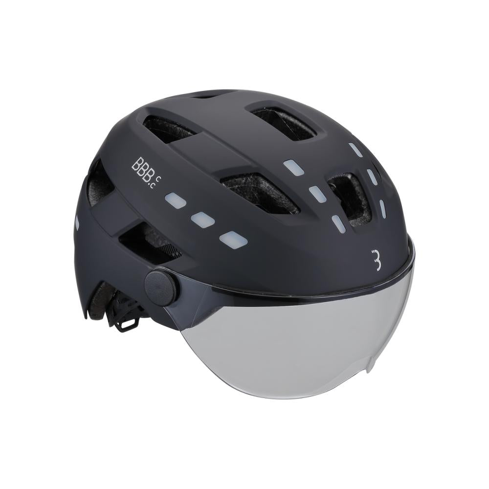 BBB District LED Faceshield BHE-163 E-Bike-Helm M/L 54-60 cm
