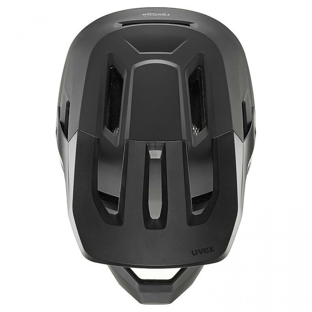 uvex RAVAGE Fullface MTB-Helm black-grey matt 52-55cm - Hardshell, COOLMAX®, 12 Lüftungen, ASTM F1952
