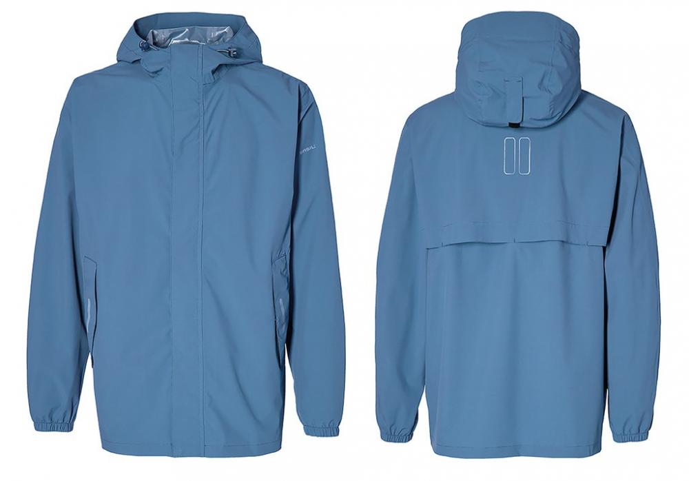 Fahrrad Regenjacke Hoga Unisex Horizon Blue Verschiedene Größen - Größe: Xxxl