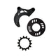 Miranda Kettenschutz-Set für E-Bike 14 Zähne, schwarz - sauberer & sicherer Antrieb