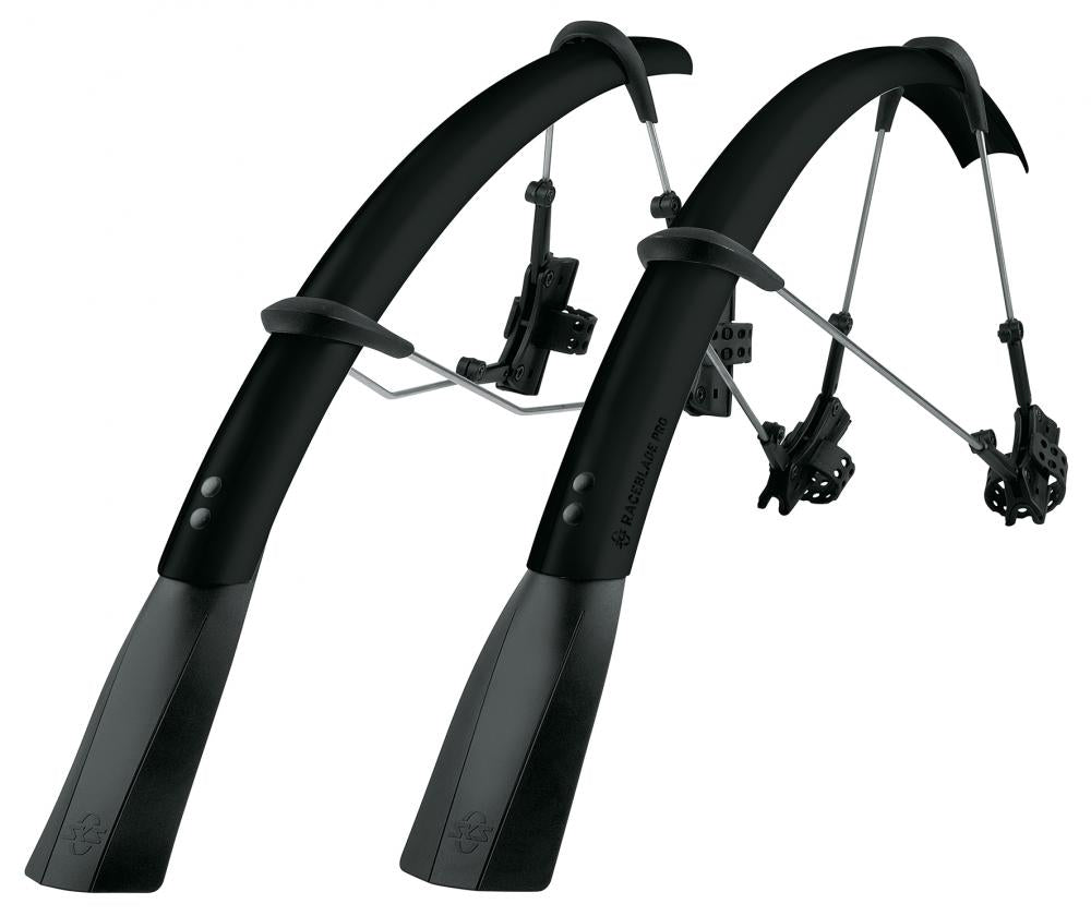 SKS Raceblade Pro Schutzblechset  Ultraleichte, Aerodynamische Steckschutzbleche für Rennräder, 25-32 mm, einfache Montage, schwarz