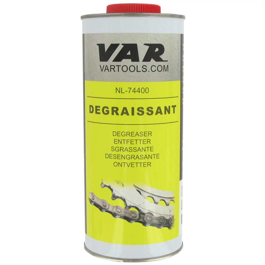 VAR Entfetter NL-74400, 100% pflanzenbasiert, 1 Liter, Größe 100 - kraftvoller Kettenreiniger