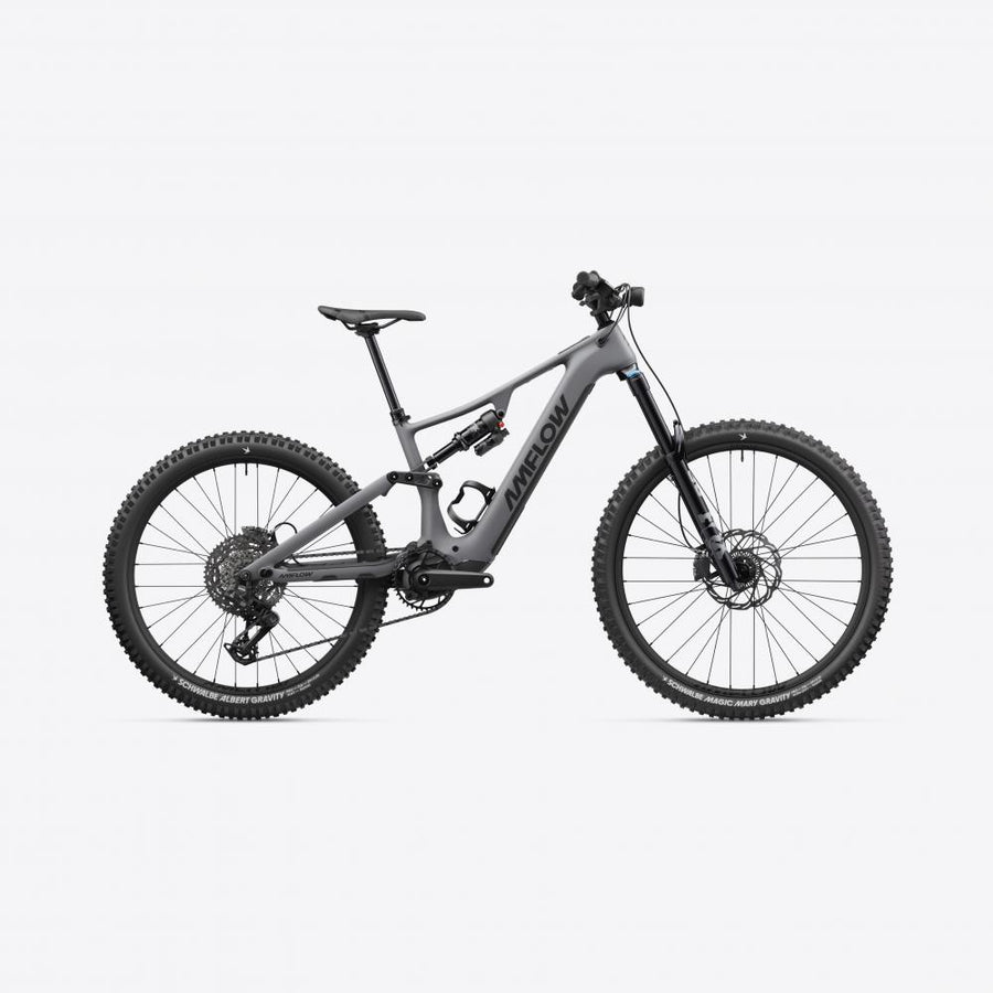 Amflow PR Carbon Pro E-MTB 800 Wh - Größe L, Basaltgrau