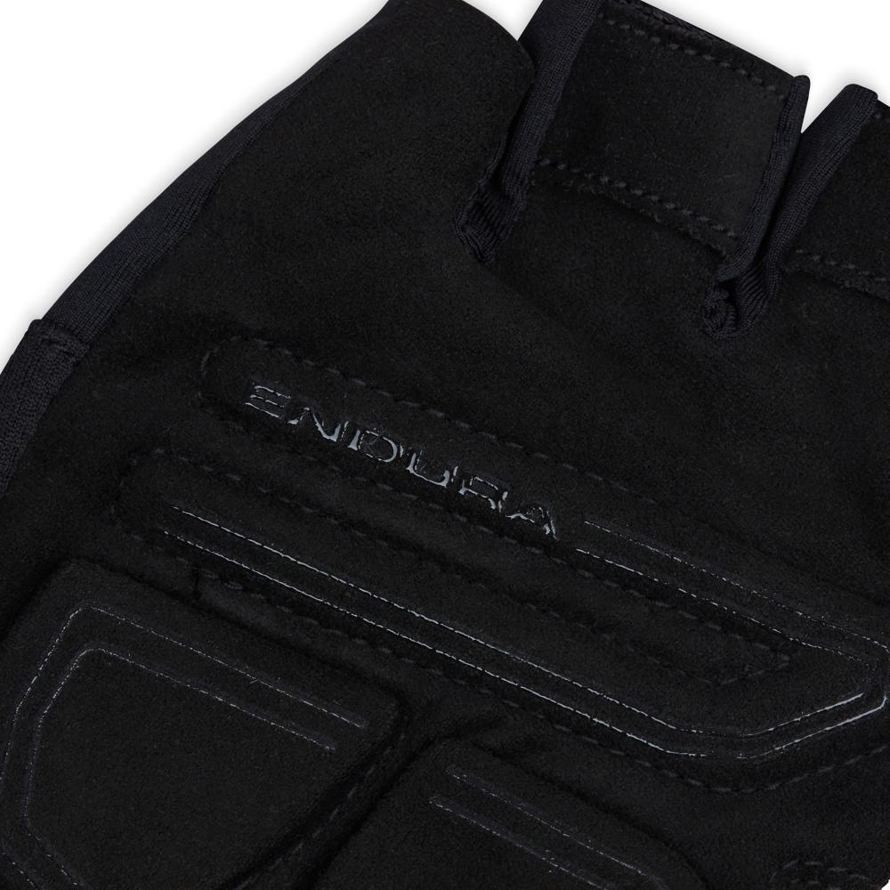 Endura Loop Mitt Radhandschuh XL, Black - Kurzfingerhandschuh mit Gelpolster, atmungsaktiv, Klettverschluss, Silikonprint