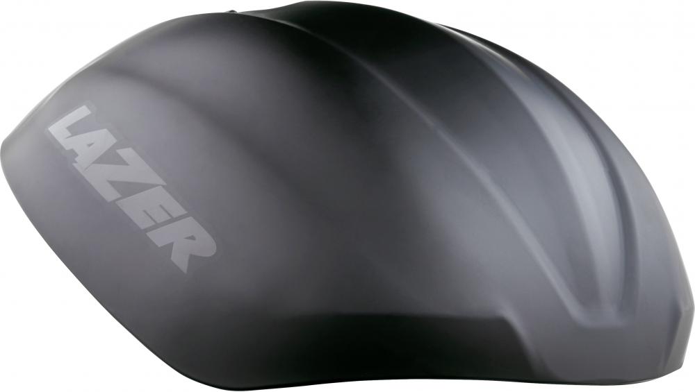 LAZER AEROSHELL GENESIS BLACK REFLECT. M Größe M - aerodynamischer Wetterschutz für deinen Helm