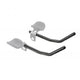 Vision Extensions Trimax Reversible Alloy 388 mm Schwarz - aerodynamische Triathlon-Extensions