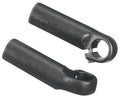 Ergotec Bar Ends 895, Lenkerhörnchen, Aluminium AL 6061 T6, schwarz matt, Gesamtlänge 10,5 cm, Grifflänge 7 cm, Schraubklemmung