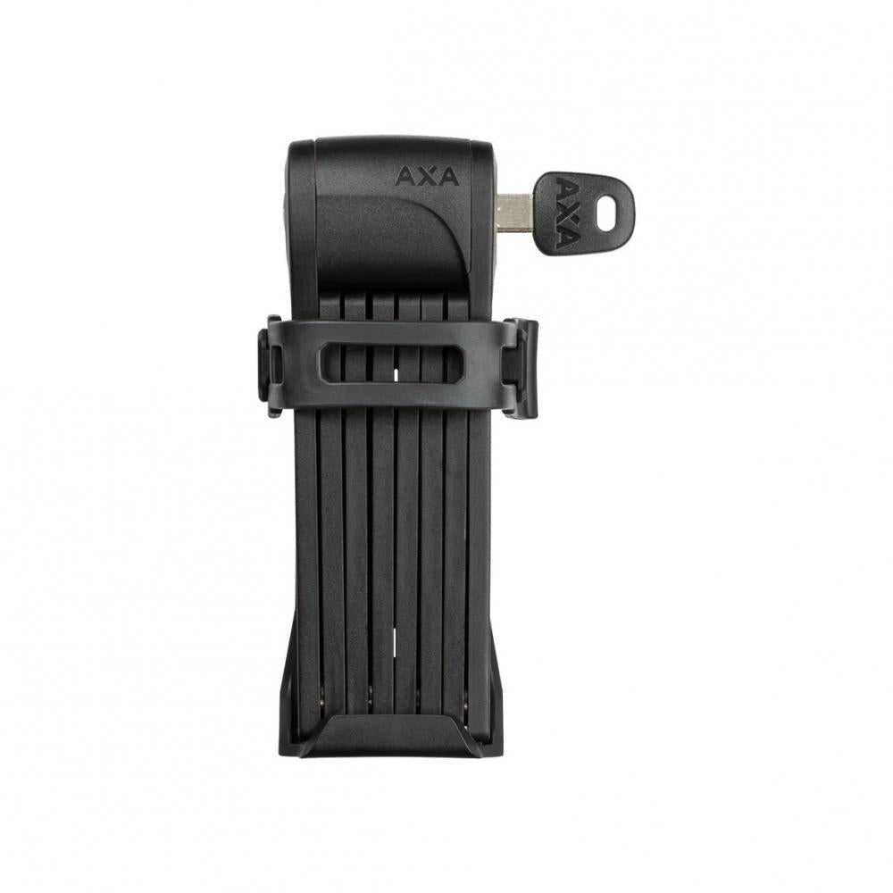 AXA Faltschloss Fold Lite 80 800 mm Schwarz - leichtes Fahrradschloss mit hohem Schutz