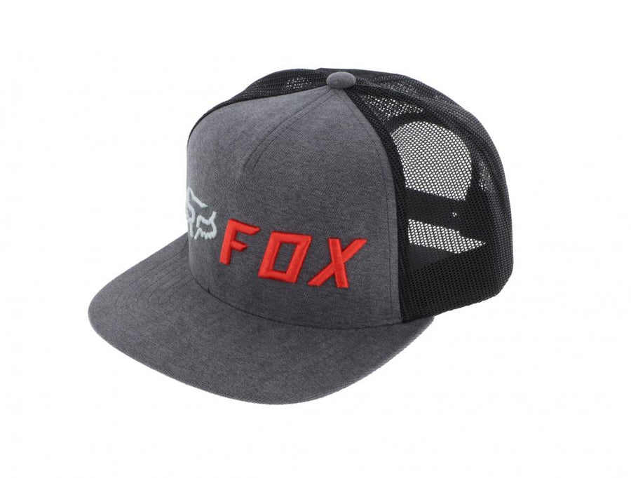 FOX APEX SNAPBACK HAT [GRY/ORG] MEN'S HEADWEAR - 15/2 Snap Back