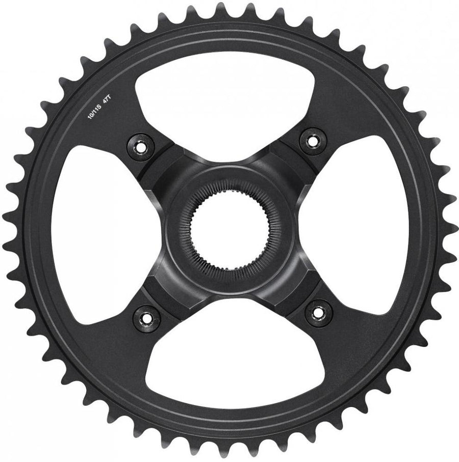 SHIMANO Kettenblatt E8000 SM-CRE80 47Z ohne KSR - effizienter Antrieb für E-MTB und Trekking
