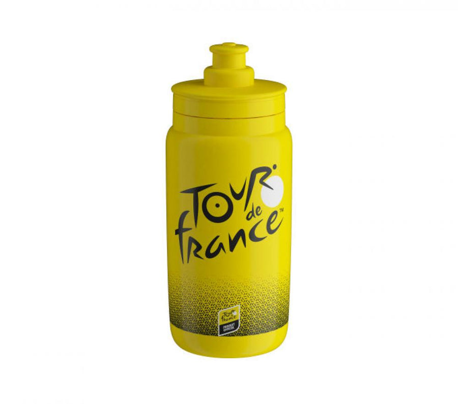 ELITE Fly TDF Iconic Yellow 550 Trinkflasche - extrem leichte Profi-Bike-Flasche