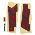 RockShox Gabel Decal-Kit Lyrik Ultimate 27|29 Zoll 11.4018.105.050 gloss Polar-Folie für rot