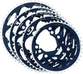 FSA Kettenblatt Road Alloy 5-Arm 2x 130 mm x 48 T Schwarz/silber - präzise Schaltperformance