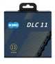 KMC Kette DLC 11 schwarz 1/2\" x 11/128\" 118 Glieder 5,65mm11-f.