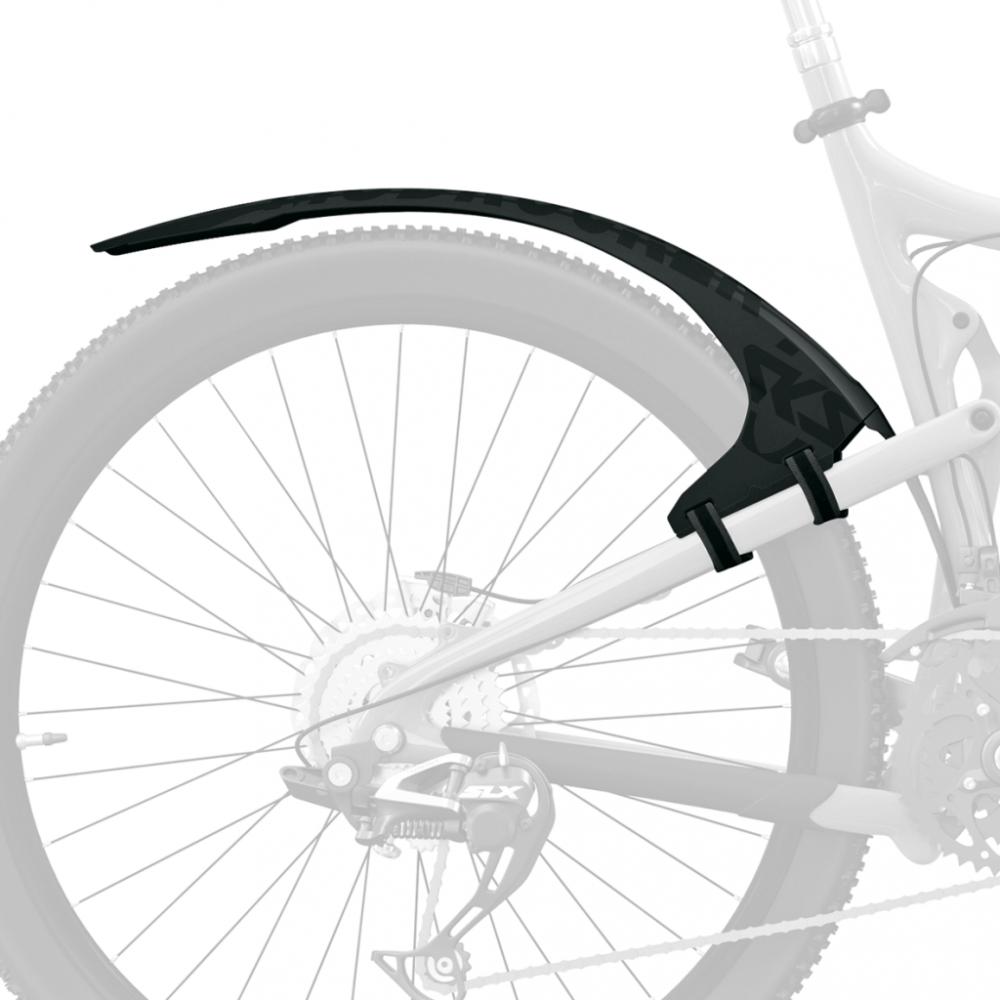 SKS Mudrocker Rear Schutzblech für Mountainbikes - 27 - 5-29 schlagfester Kunststoff optimaler Spritzschutz einfache Montage mit Klettstraps kompatibel mit Vario-Sattelstützen