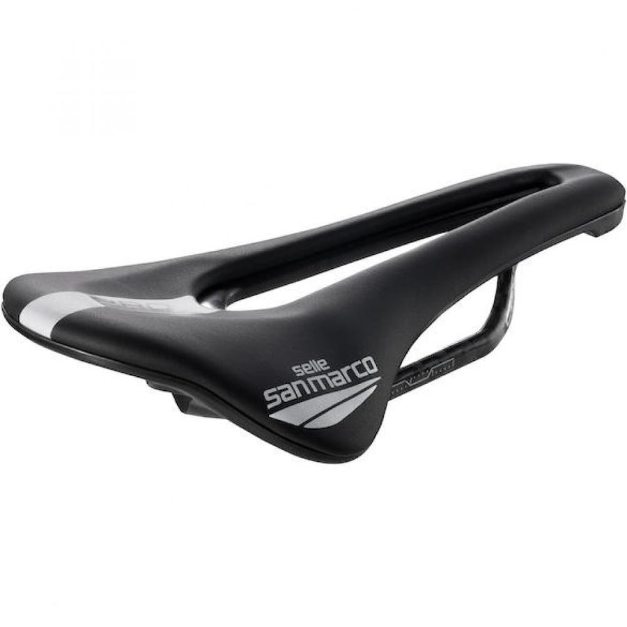 Selle San Marco Sattel Shortfit 2.0 Carbon FX Pro Series 155 x 255 mm Schwarz - maximaler Rennradkomfort