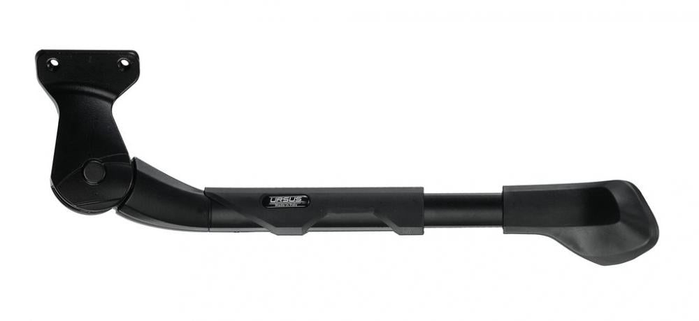 Ursus King 2 XL Hinterbauständer, Alu, schwarz, verstellbar, für 27,5-29 Zoll, 40 mm Lochabstand, bis 35 kg belastbar, stabiler Kunststofffuß, Top-Qualität