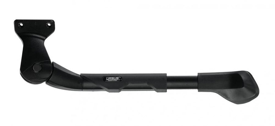 Ursus King 2 XL Hinterbauständer, Alu, schwarz, verstellbar, für 27,5-29 Zoll, 40 mm Lochabstand, bis 35 kg belastbar, stabiler Kunststofffuß, Top-Qualität