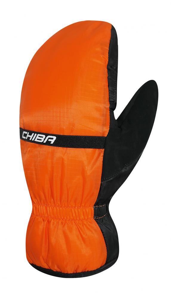 CHIBA Thermo Overflap - winddichte, warme Radhandschuhe XXL orange