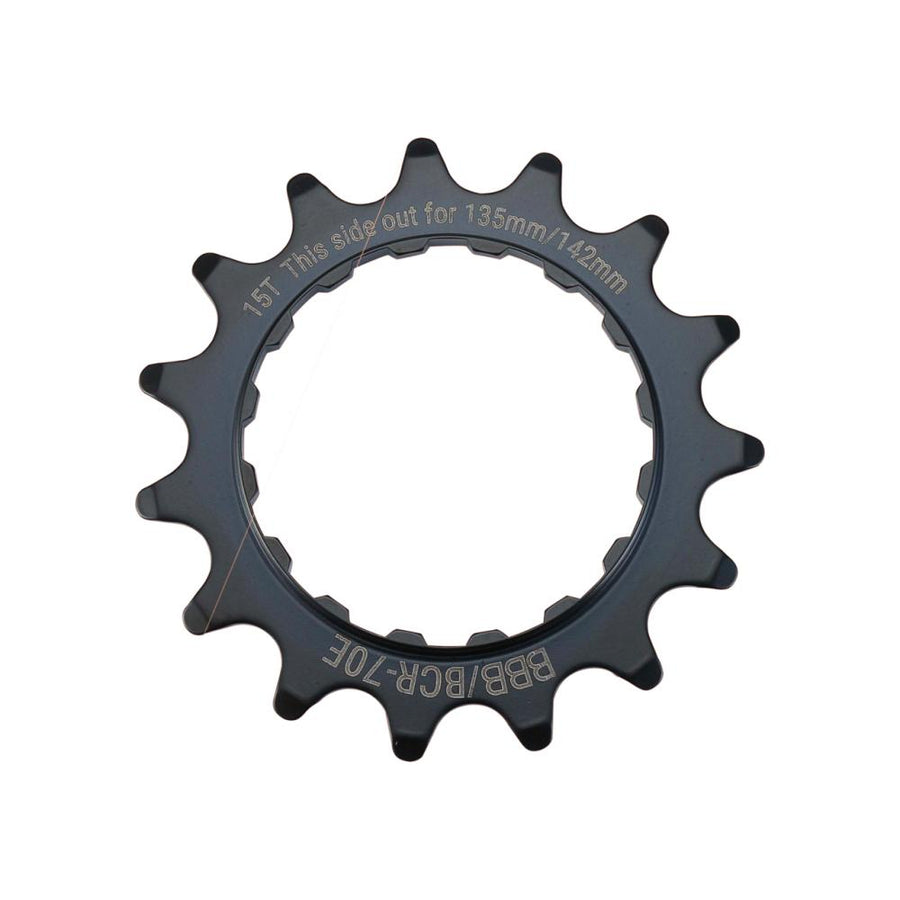 BBB Cycling BBB E-Bike Sprocket 15 Teeth 15 schwarz - robuster E-Bike Zahnkranz für präzisen Antrieb