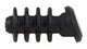 CBG PLUG, ICR ENTRY/EXIT PORT, RIBBED SOLID RUBBER PLUG - ANLGED TOP, TO FIT 6-7MM HOLE